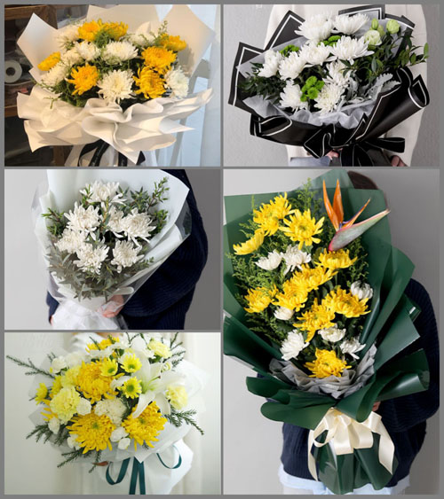 江苏泰州高港区胡庄镇白事花束代送